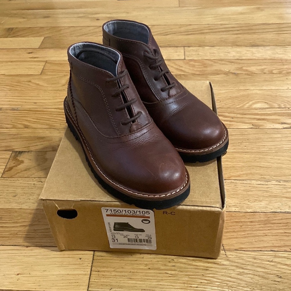 Zara leather kids boots